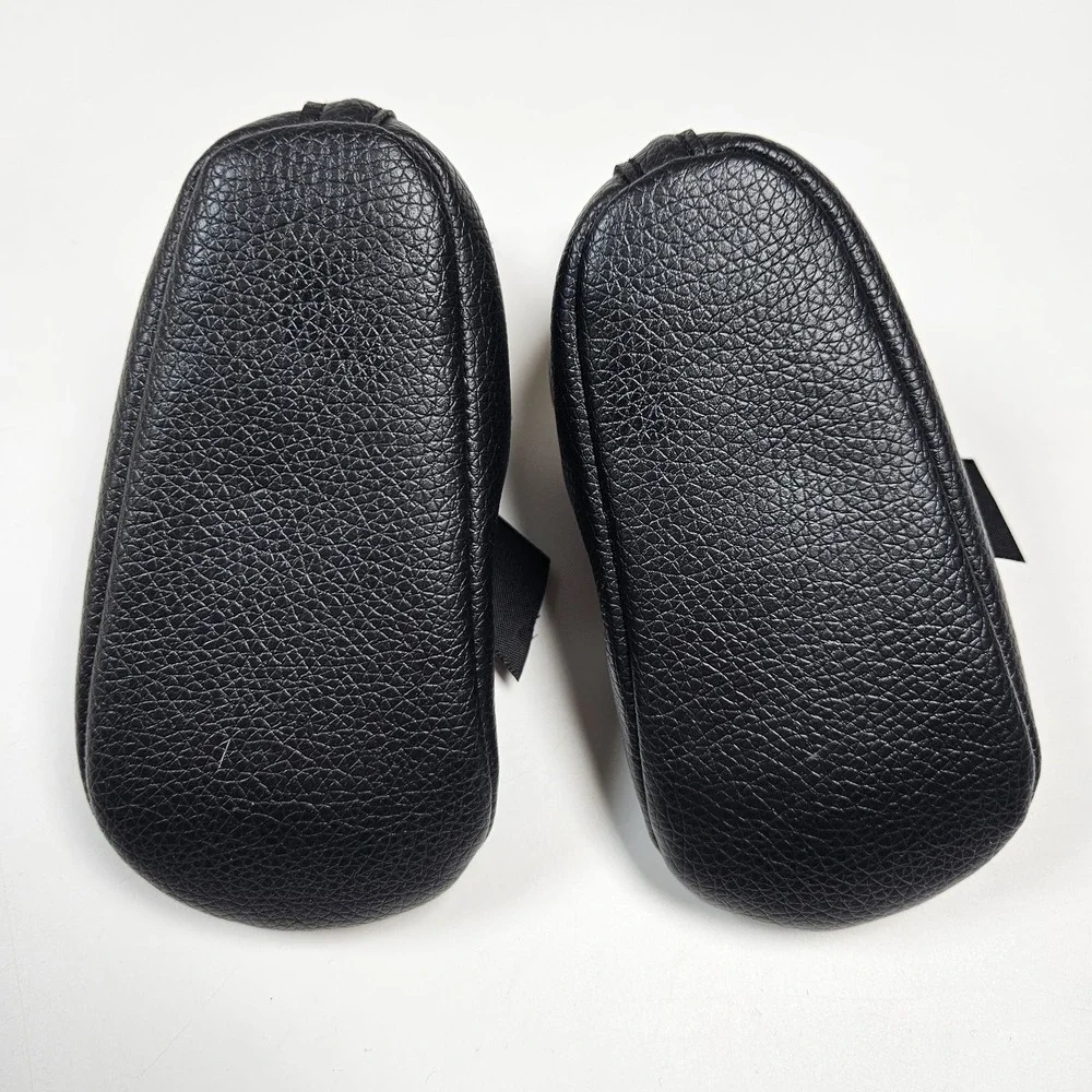 Lucky Brand Mary Jane Flats Girls 3 Black Bow Satin Ribbon Crib Shoes 6-9m NEW‎